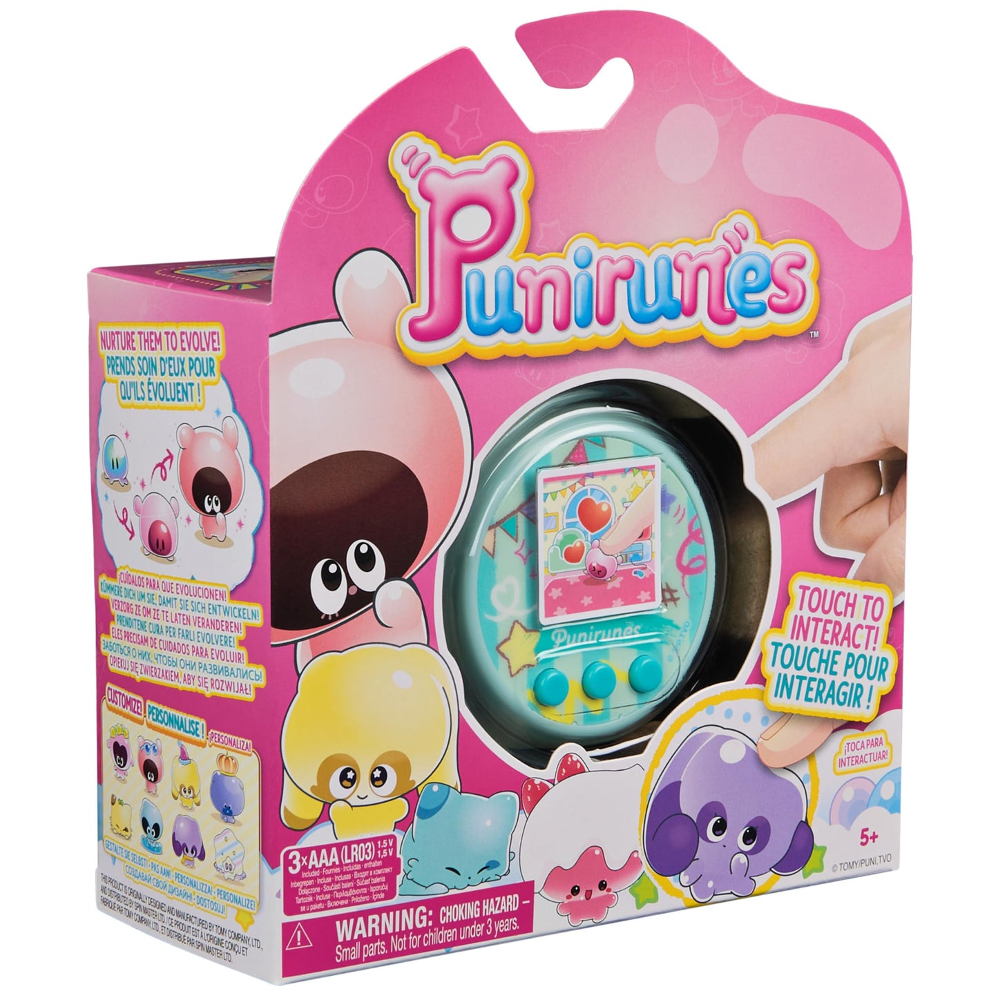 Punirunes Interactive Digital Toy with 55 Squishy Characters Inside