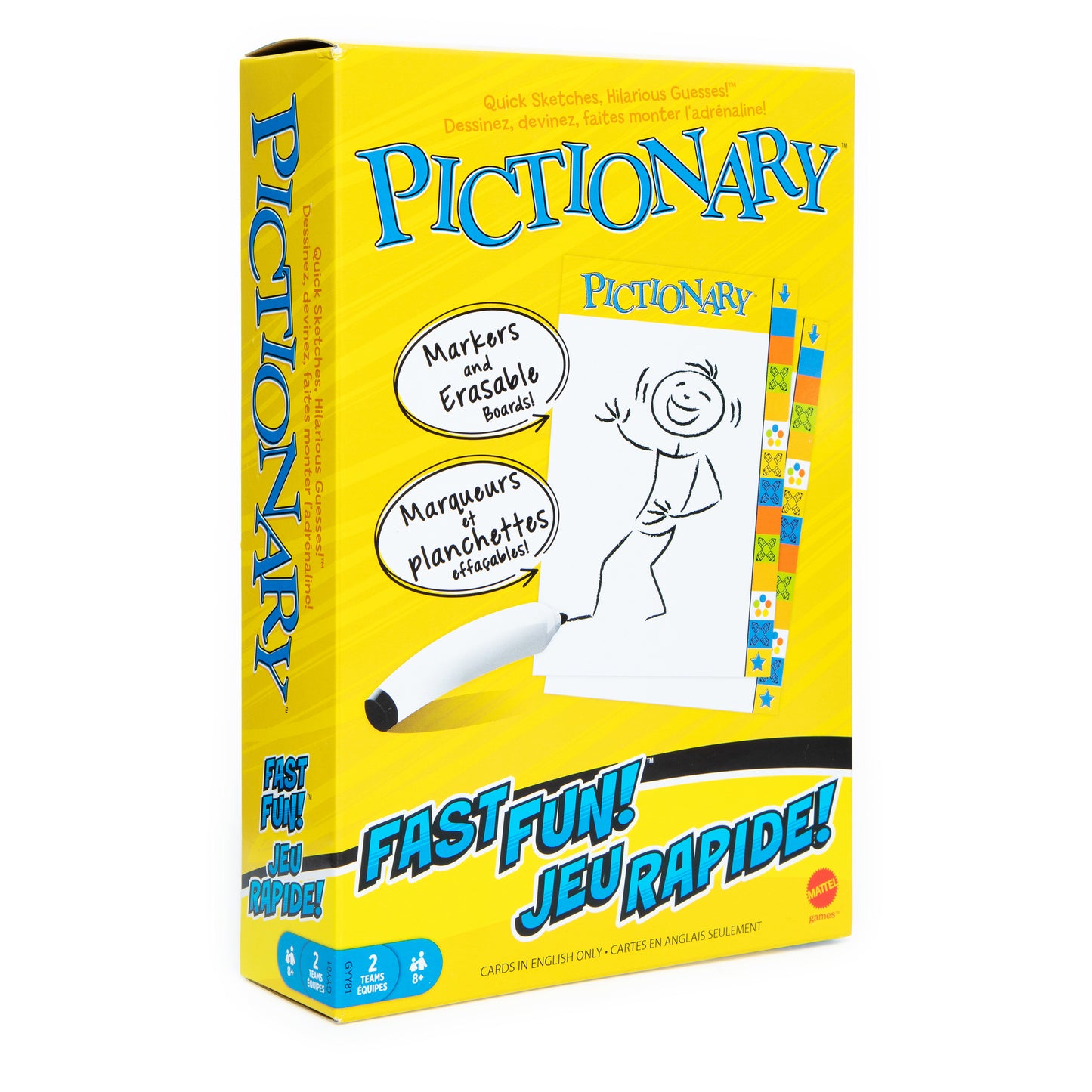 Spin Master Pictionary Game Fast Fun! Edition
