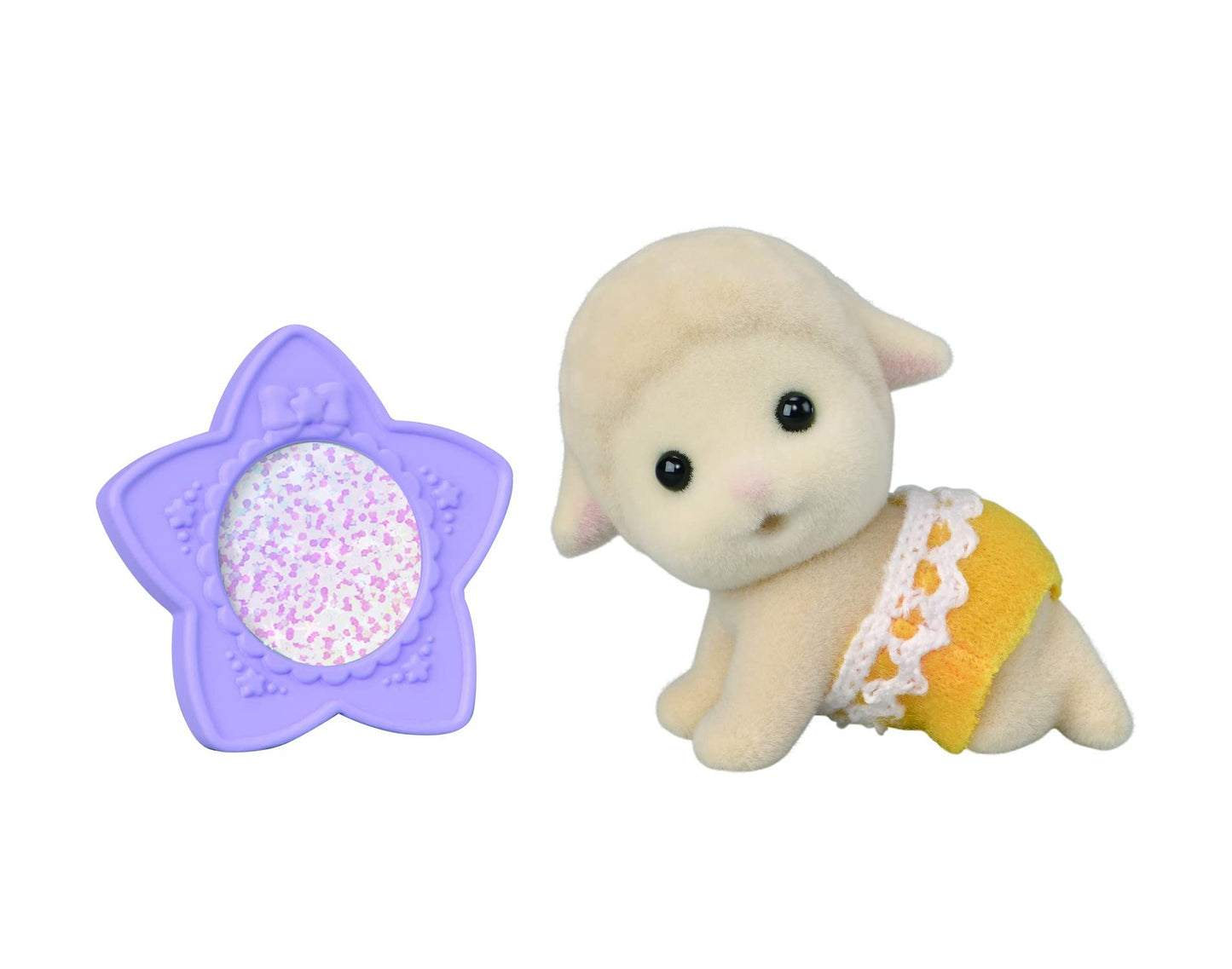 Calico Critters Baby Fun Hair Series Blind Bag Surprise Set Including Doll Figure and Accessory (Includes 1 Bag, Styles Vary)