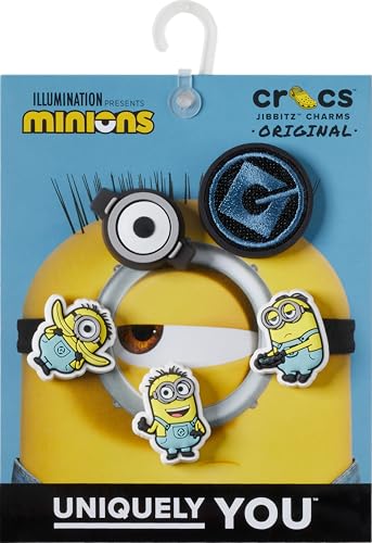 Crocs Jibbitz Minions 5 Pack Shoe Charms | Jibbitz for Crocs