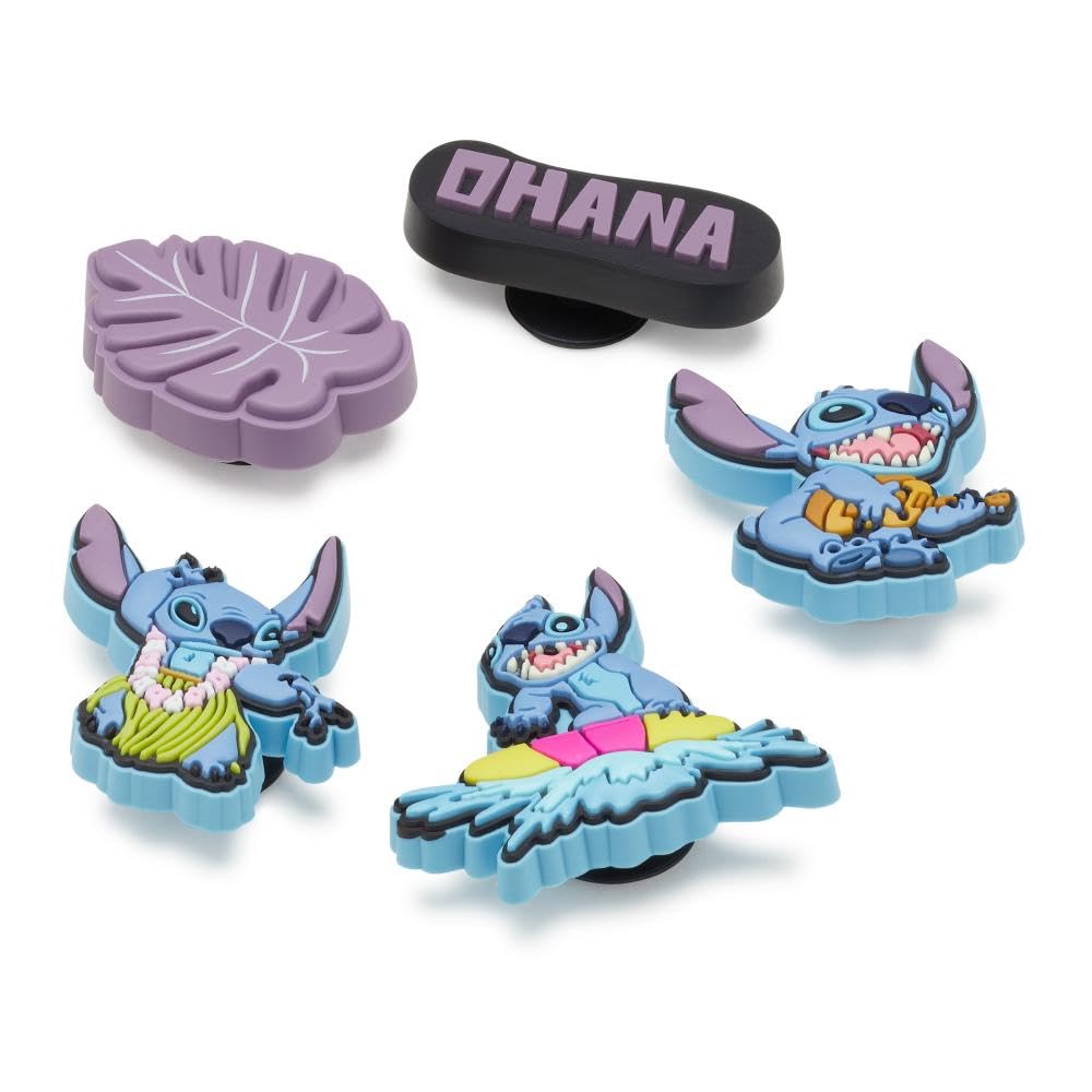 Crocs Jibbitz Disney Stitch Tropical 5-Pack Shoe Charms | Jibbitz for Crocs