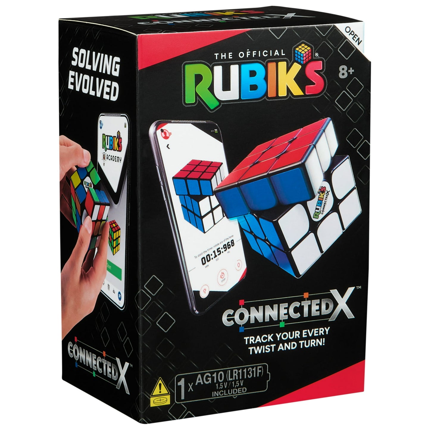 Rubiks Cube ConnectedX, Bluetooth Enabled 3x3 Classic Cube