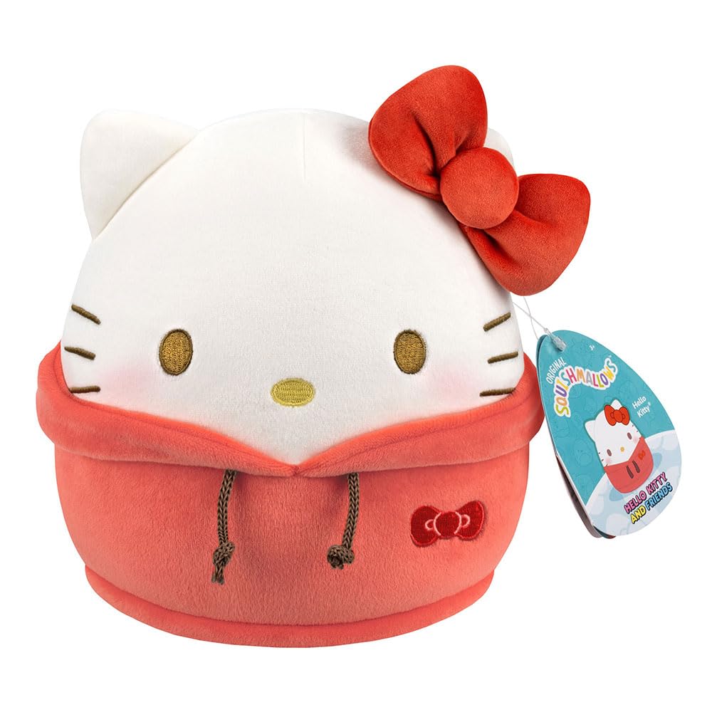 Squishmallows 8" Hello Kitty and Friends Dabodabo Hoodie Hello Kitty Plush