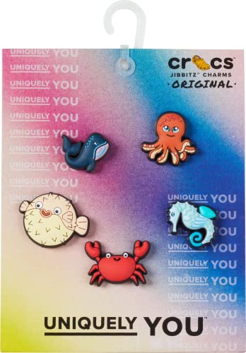 Crocs 5-Pack Animal Sea Friends Shoe Charms | Jibbitz for Crocs