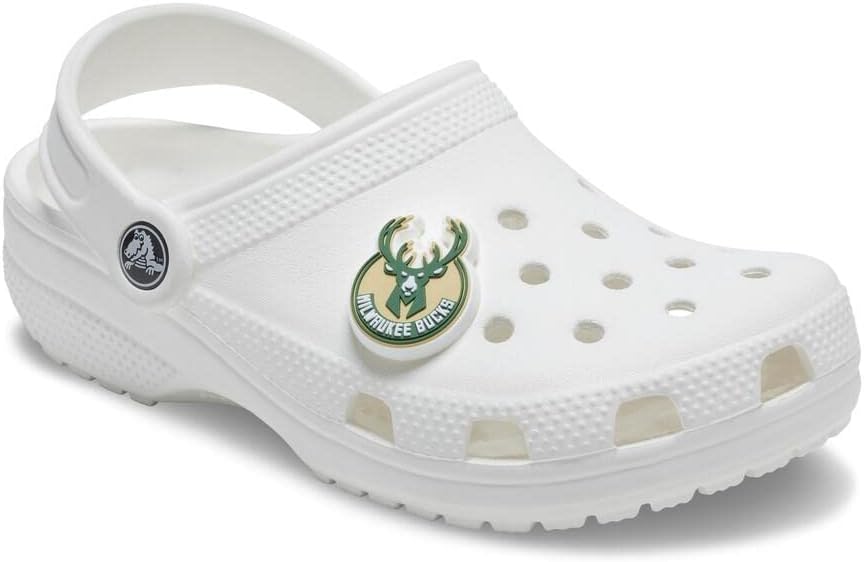 Crocs NBA Milwaukee Bucks Shoe Charm | Jibbitz for Crocs