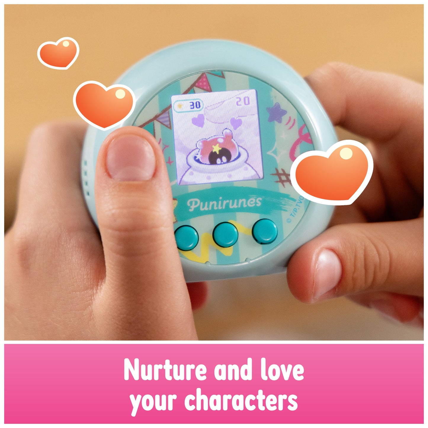 Punirunes Interactive Digital Toy with 55 Squishy Characters Inside