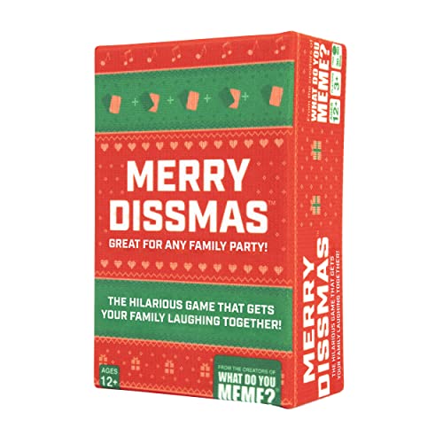 WHAT DO YOU MEME? Merry Dissmas – The Hilarious Family Holiday Party Game Family