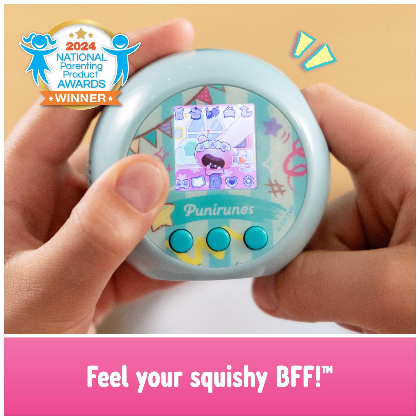 Punirunes Interactive Digital Toy with 55 Squishy Characters Inside