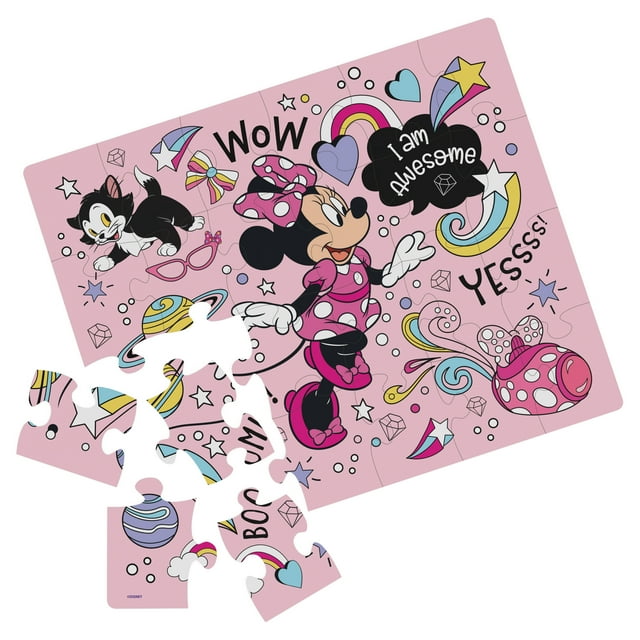 Minnie Mouse 24-Piece Jigsaw Puzzle in Tin Lunch Box