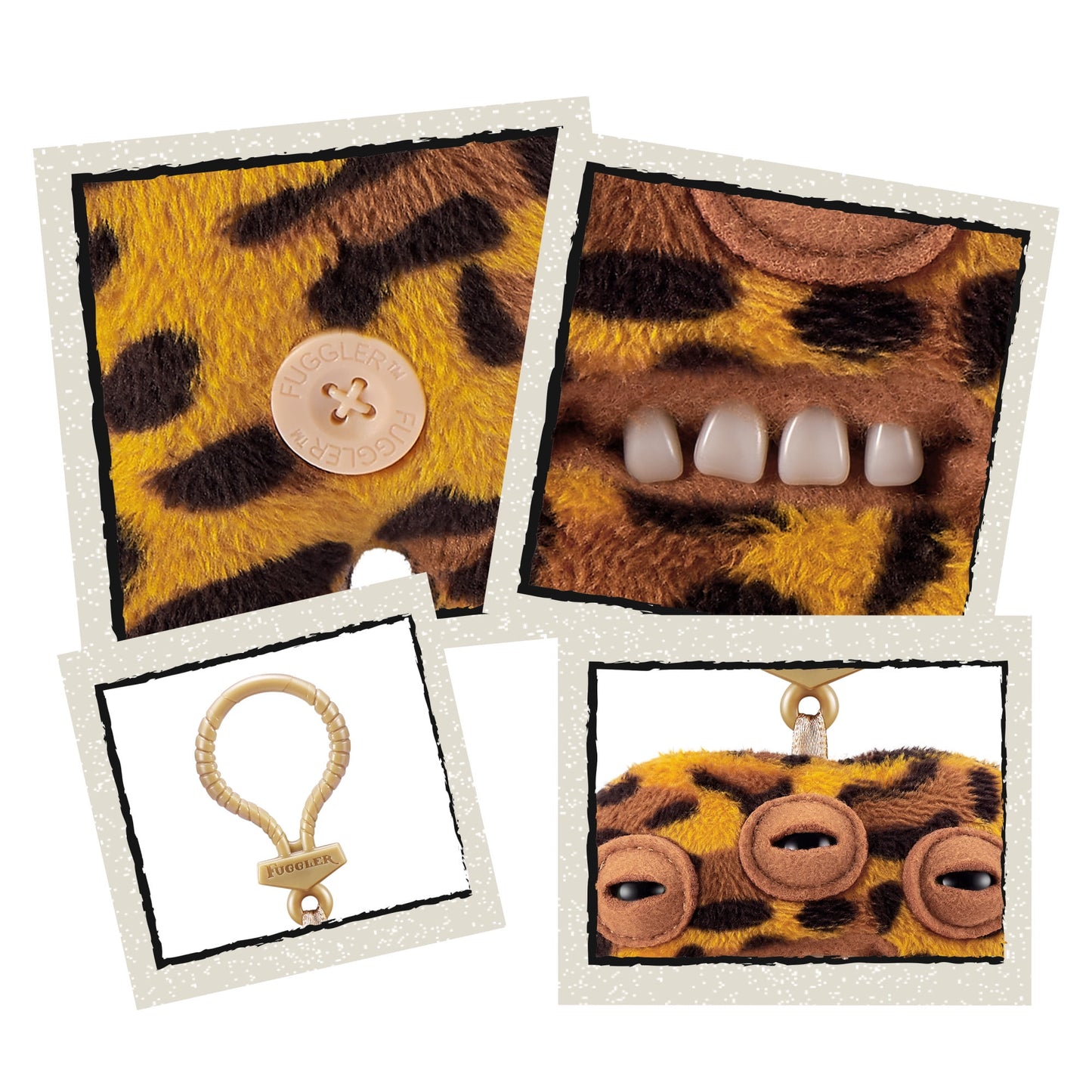 Fuggler Plush Clip-On Keyring - Annoyed Alien