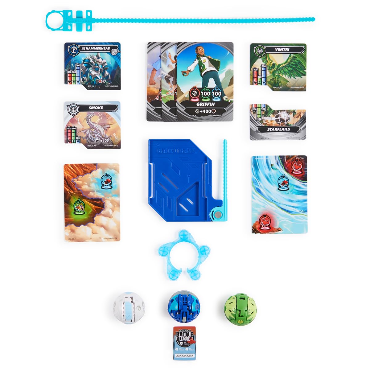 Bakugan Starter 3-Pack Spinning Action Figures, Special Attack Hammerhead, Bruiser and Ventri