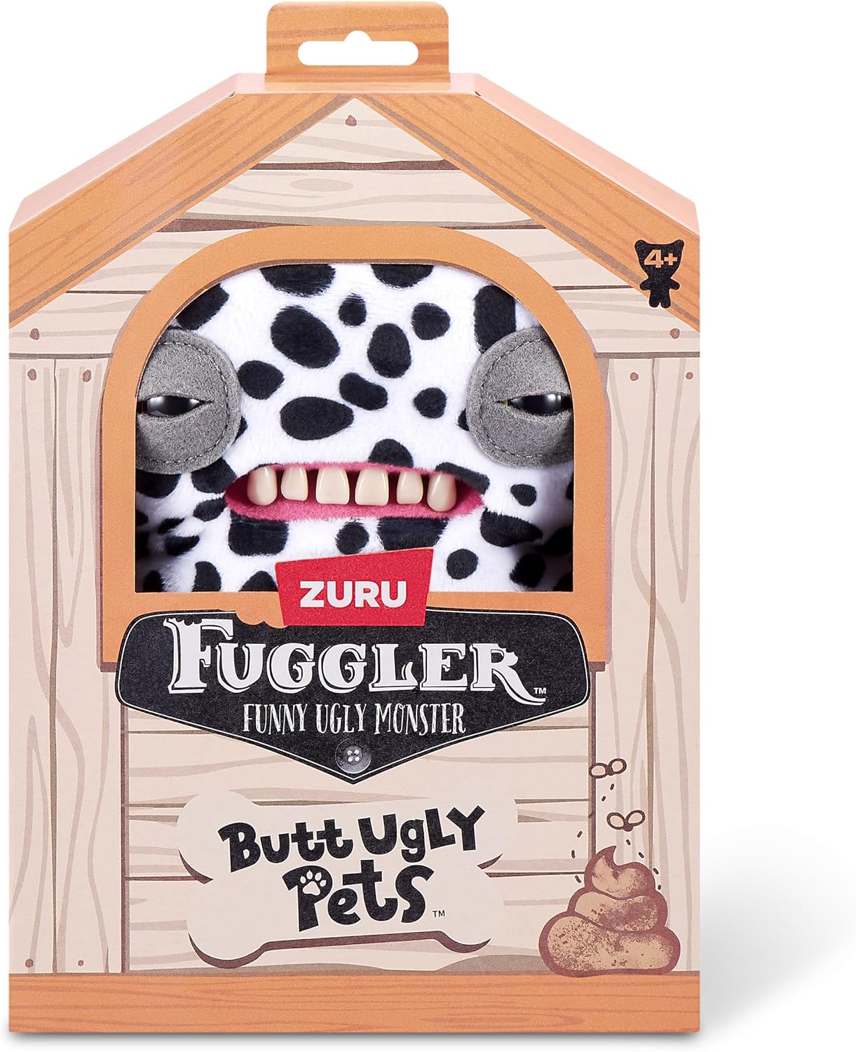 Fuggler Butt Ugly Pets 9-inch Annoyed Alien Dog and Cheeky Chonky Hamster Plush