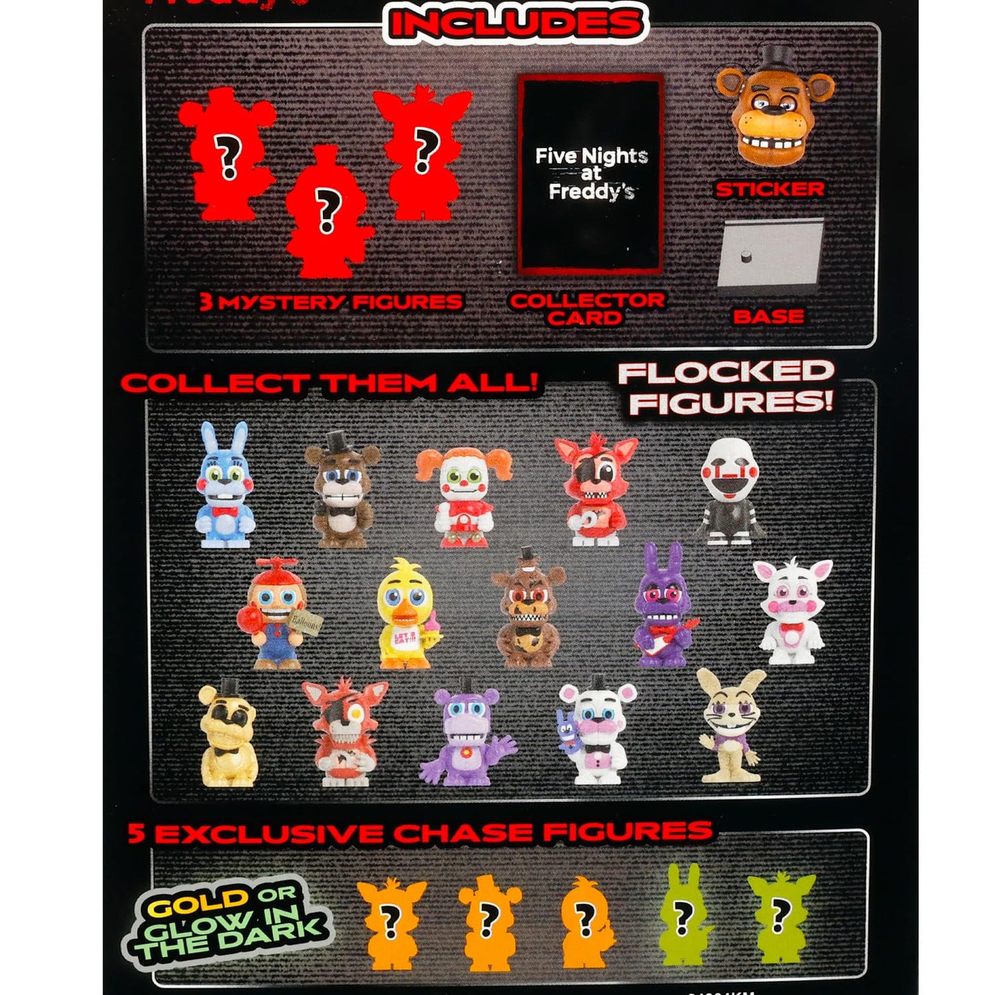 Five Nights at Freddy's Faz's Fizzy Station Grab N' Go, 3 Mystery Mini Figure Playset