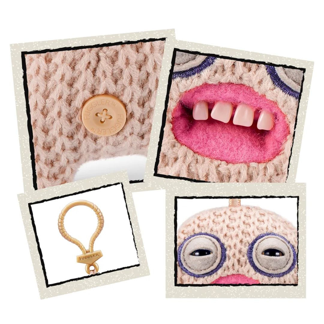 Fuggler Plush Clip-On Keyring - Mr. Needles
