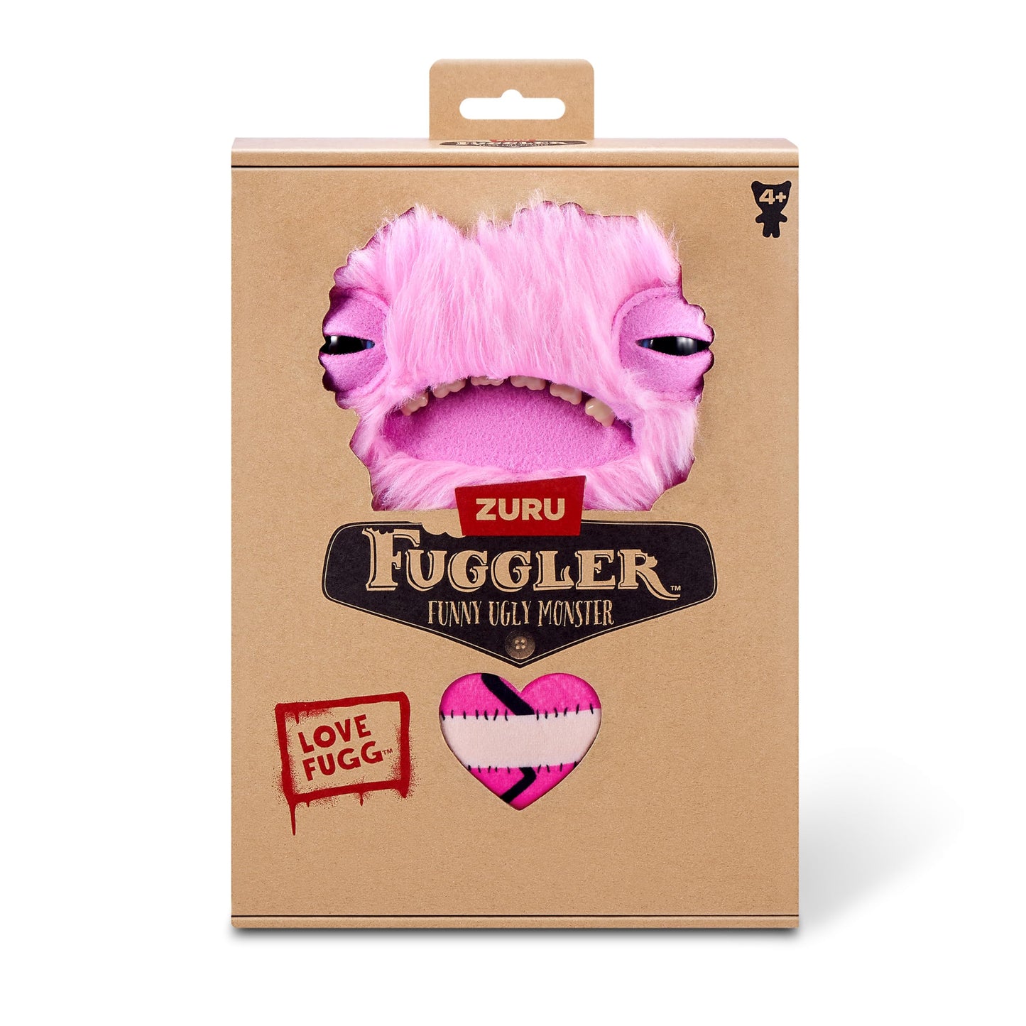 Fuggler Love Fugg 9-inch Wide Eyed Weirdo, Pink