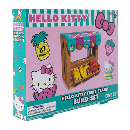 Sanrio Hello Kitty Fruit Stand Build Set & Figure - 87 pieces