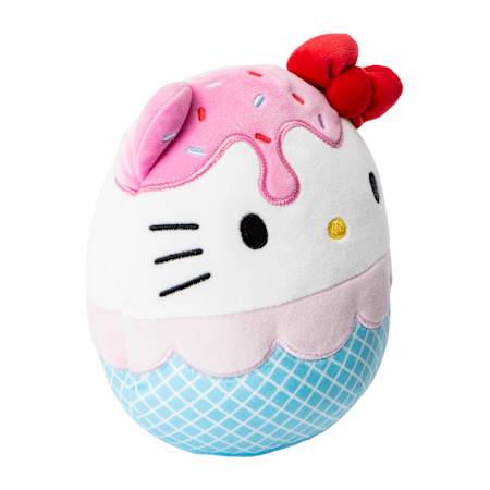 Squishmallows 6-inch Hello Kitty Ice Cream Plush