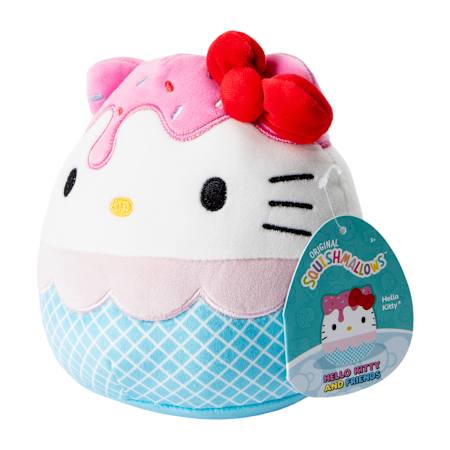 Squishmallows 6-inch Hello Kitty Ice Cream Plush