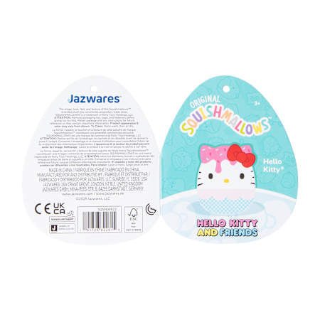 Squishmallows 6-inch Hello Kitty Ice Cream Plush