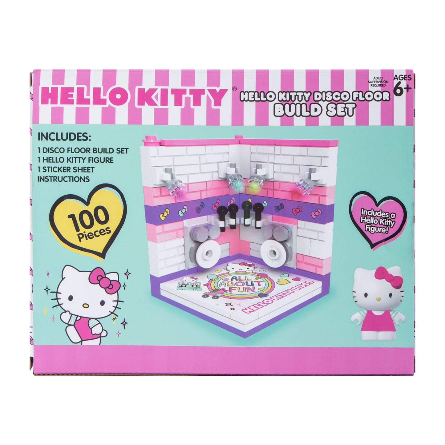Sanrio Hello Kitty Surf Van Build Set & Figure - 109 pieces