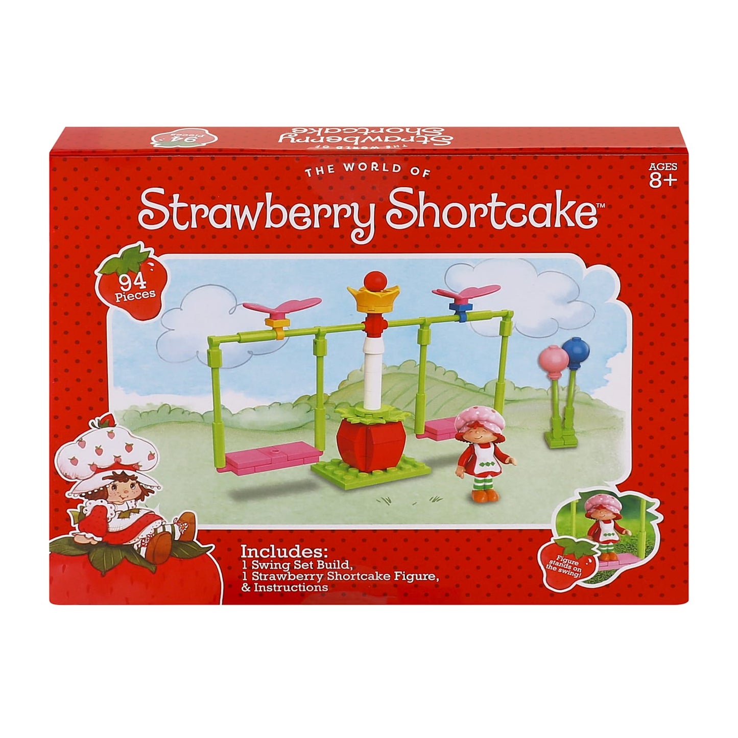 Strawberry Shortcake Swing Build Set- 91 Pieces