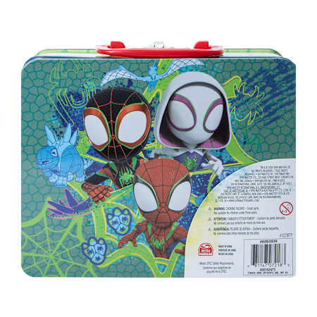 Spidey Amazing Friends Dino-Webs 48-Piece Jigsaw Puzzle in Tin Lunch Box