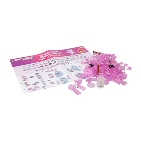 Care Bears Halloween Purple Share Bear Light Up Block Figure - 167 Pieces