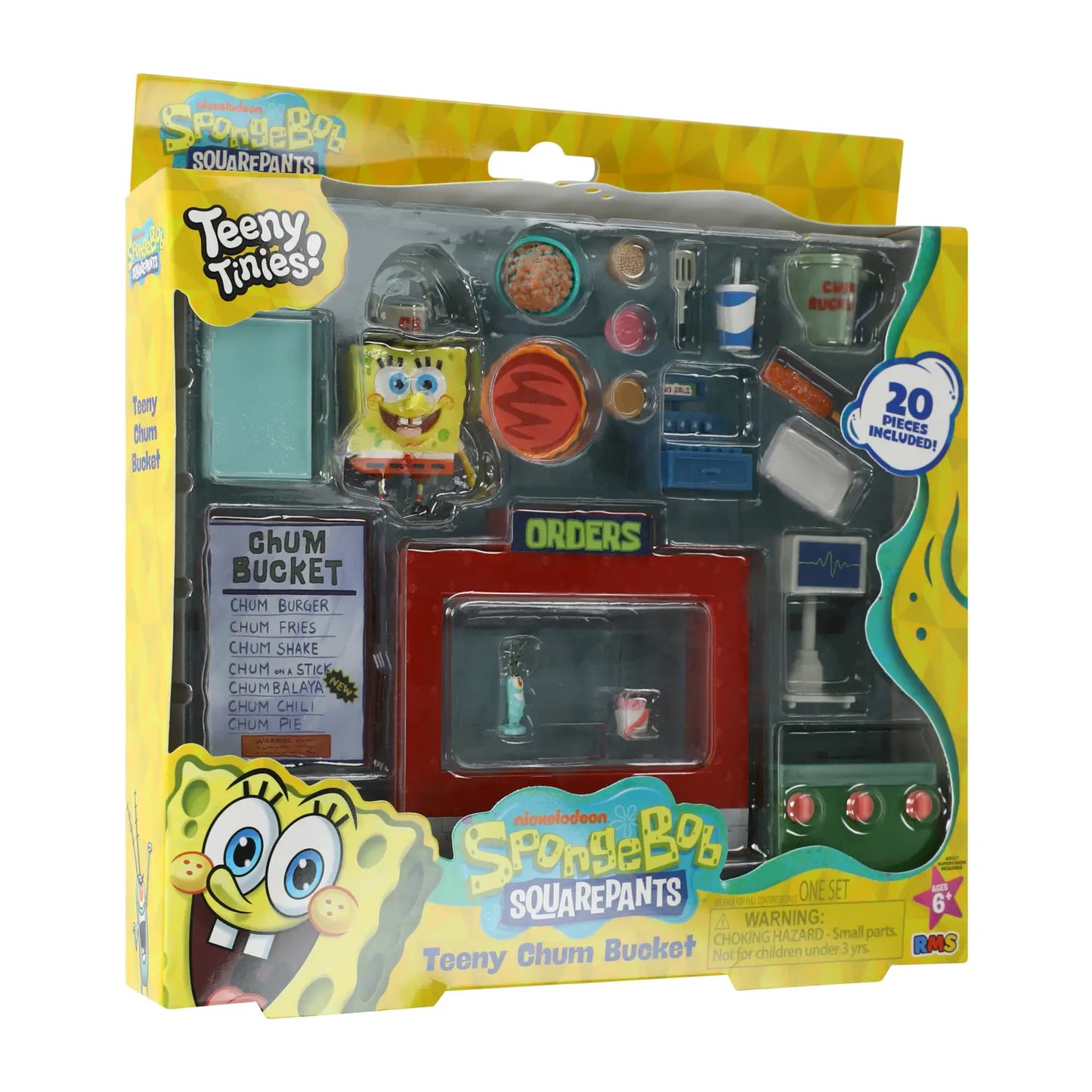 SpongeBob SquarePants Teeny Tinies Teeny Chum Bucket Playset