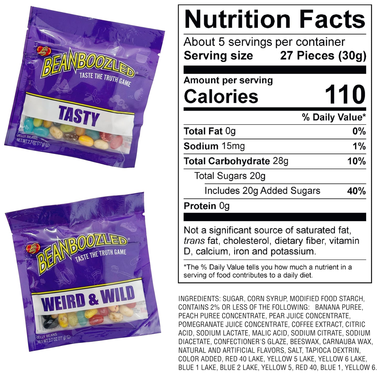 Jelly Belly BeanBoozled – Taste the Truth Family Board Game 7th Edition