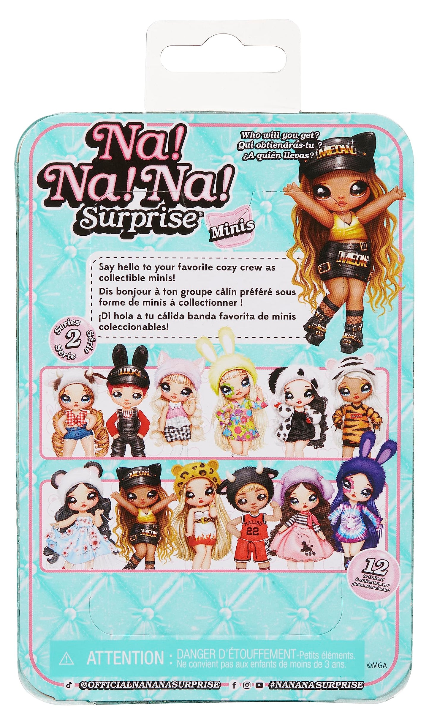 Na Na Na Surprise Minis Series 2-4" Fashion Doll - Mystery Packaging with Confetti Surprise