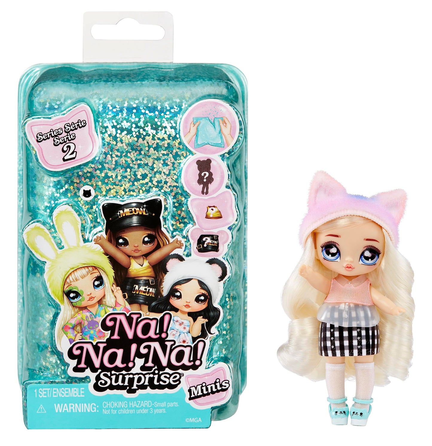 Na Na Na Surprise Minis Series 2-4" Fashion Doll - Mystery Packaging with Confetti Surprise
