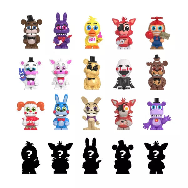 Five Nights at Freddy's Faz's Fizzy Station Grab N' Go, 3 Mystery Mini Figure Playset