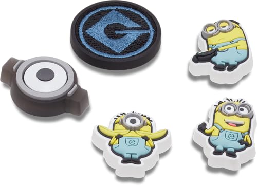 Crocs Jibbitz Minions 5 Pack Shoe Charms | Jibbitz for Crocs