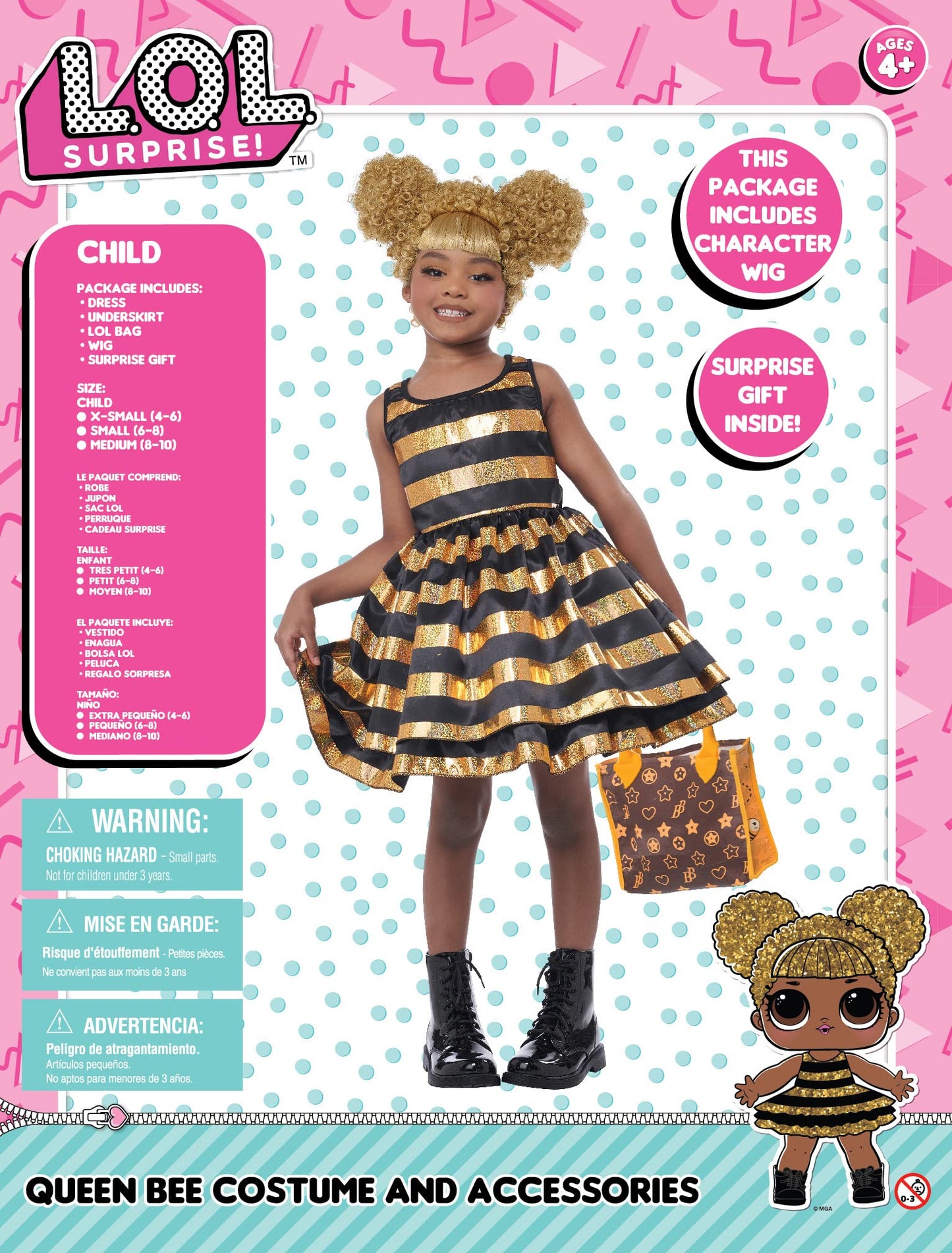California Costumes L.O.L Surprise! Queen Bee Child Costume Medium