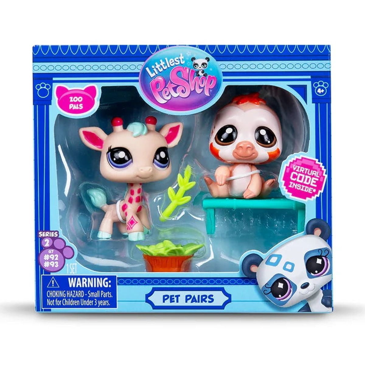 Littlest Pet Shop 2-Pack Series 2 Zoo Pals Pet Pairs