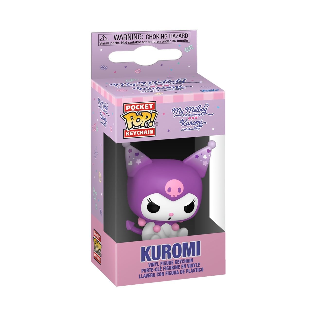 Funko Pop! Keychain: Kuromi 20th Anniversary Collectible Pop