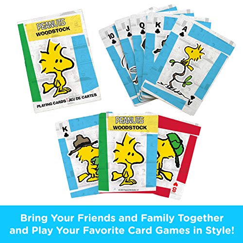 AQUARIUS Peanuts Woodstock Playing Cards
