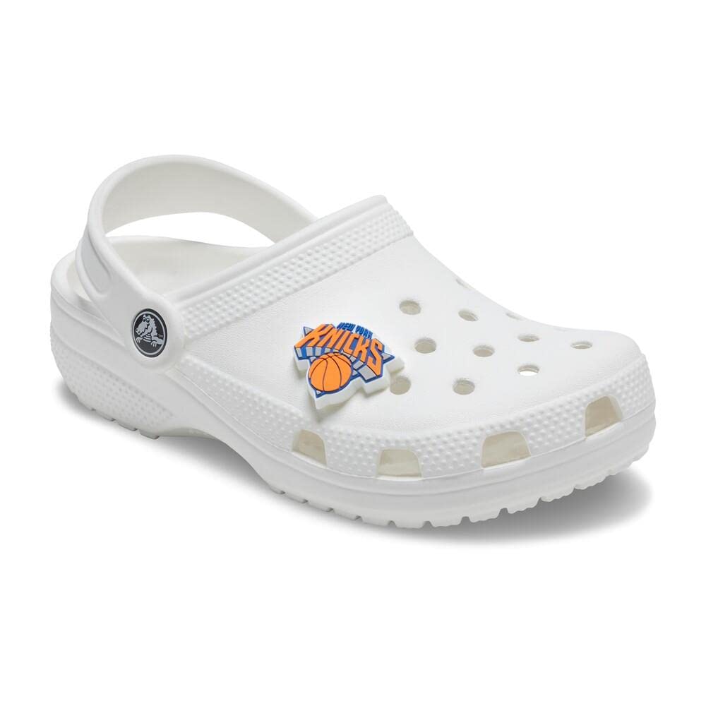 Crocs NBA Shoe Charms | Jibbitz, New York Knicks, One Size
