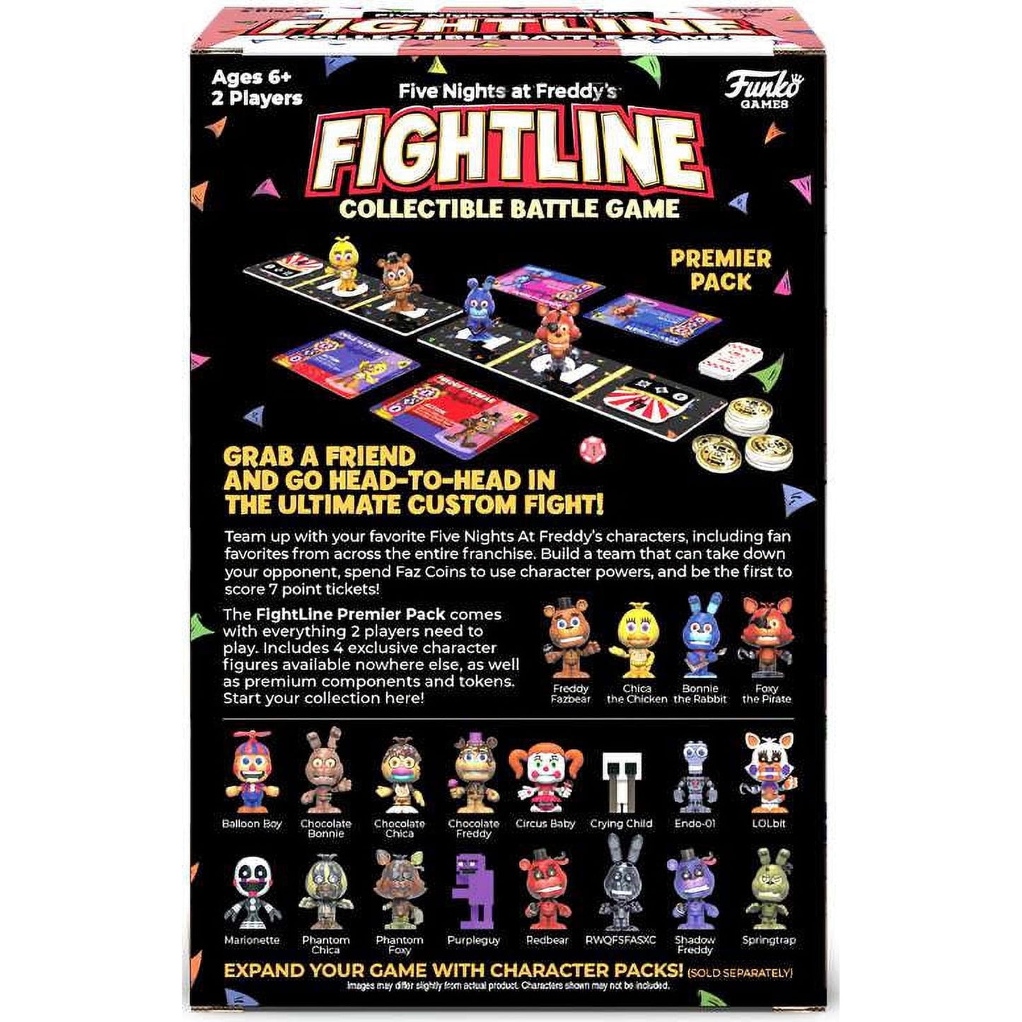 Funko Five Nights at Freddy's FightLine Premier Pack Collectible Game