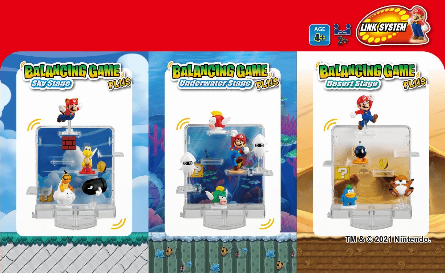 Epoch Super Mario Balancing Game Plus Desert Stage Set