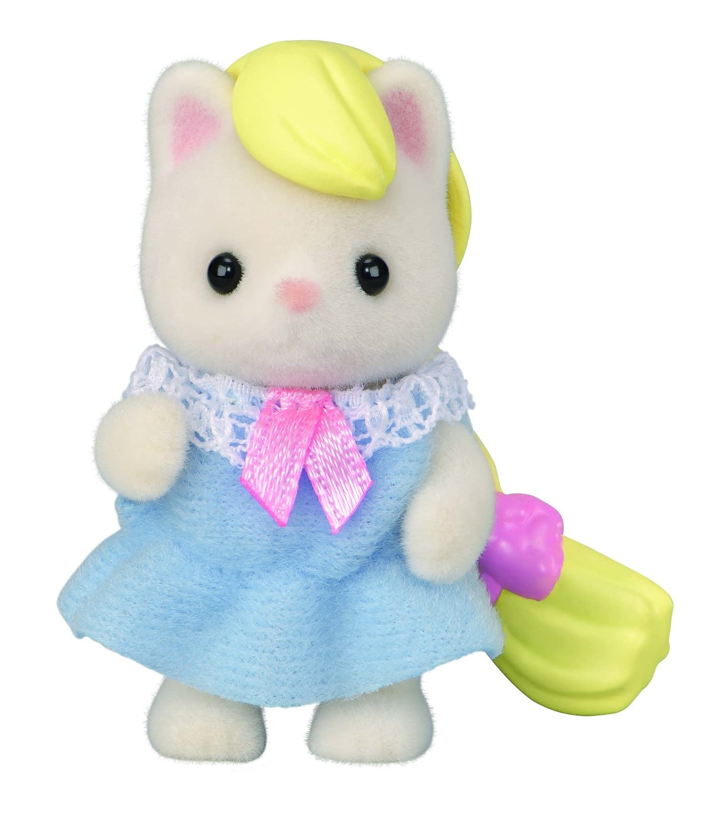 Calico Critters Baby Fun Hair Series Blind Bag Surprise Set Including Doll Figure and Accessory (Includes 1 Bag, Styles Vary)