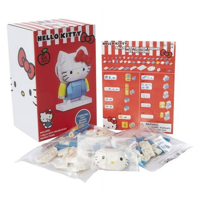 Sanrio Hello Kitty Block Figure Build Kit - 104 Pieces