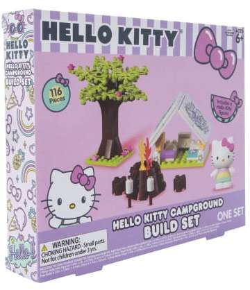 Sanrio Hello Kitty Campground Build Set & Figure - 116 pieces