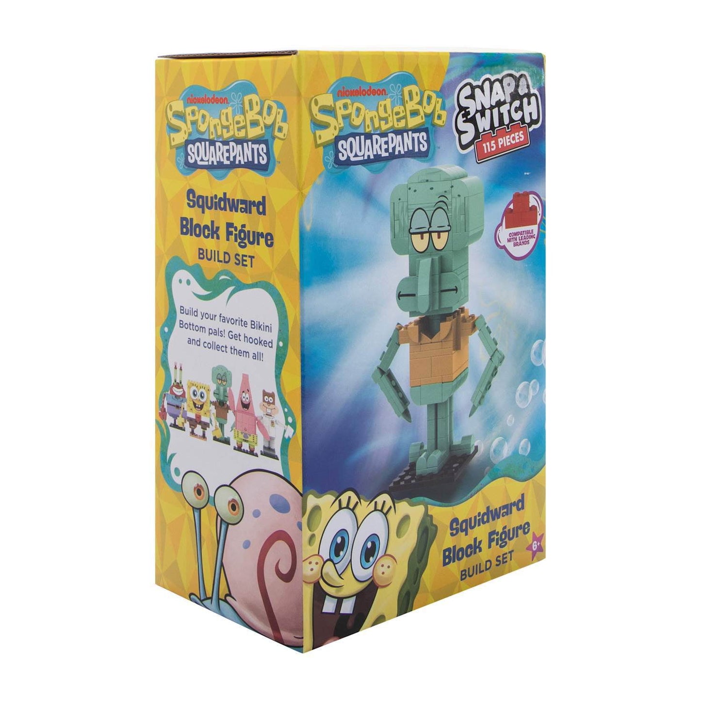 Well Played Toys SpongeBob SquarePants Snap & Switch Squidward Build Set