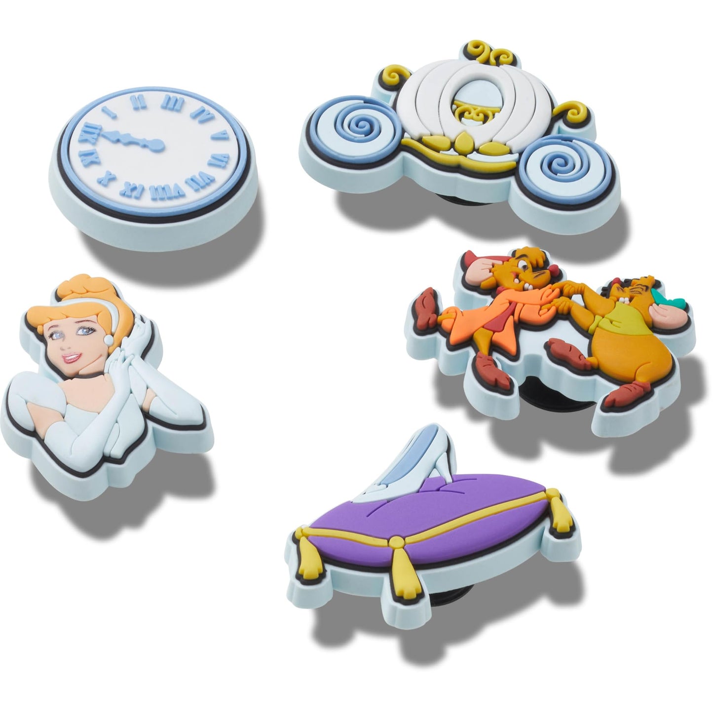 Crocs Jibbitz Disney Princess Cinderella 5-Pack Shoe Charms | Jibbitz for Crocs
