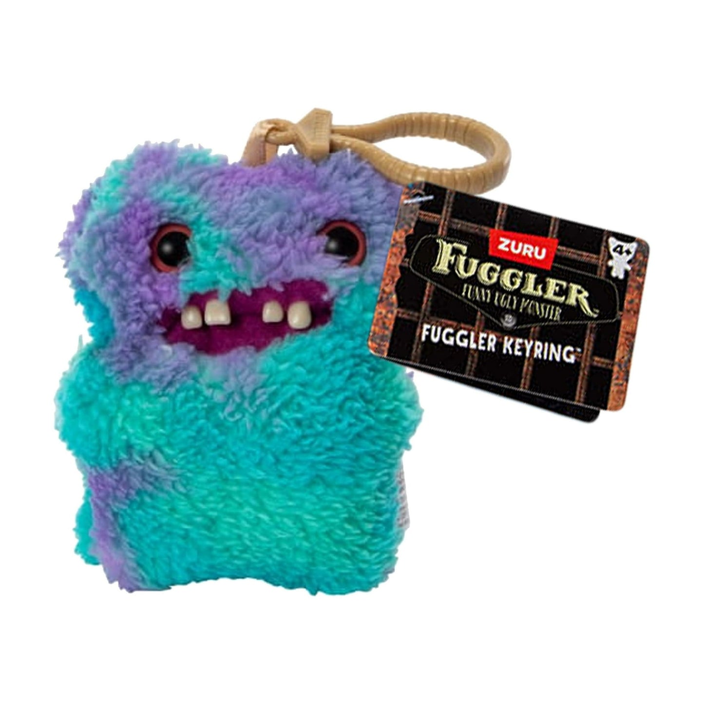 Fuggler Plush Clip-On Keyring - Gaptooth McGoo, Purple