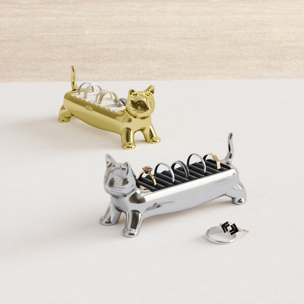 Umbra Cat Ring Holder, Brass