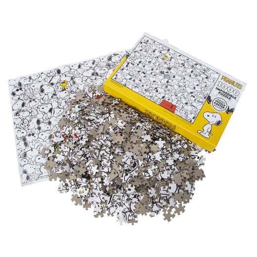 RoseArt Peanuts Everything Snoopy Impossible Jigsaw Puzzle - 1000 Pieces