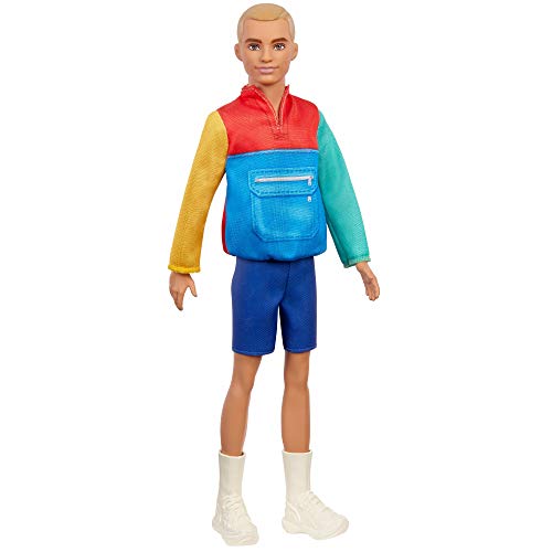 Barbie Ken Fashionistas Doll #163, Slender with Sculpted Blonde Hair
