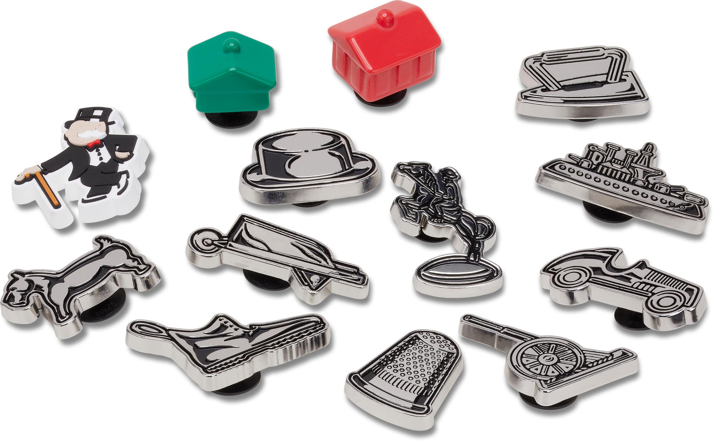 Crocs Jibbitz 13-Pack Hasbro Monopoly Board Game Shoe Charms | Jibbitz for Crocs
